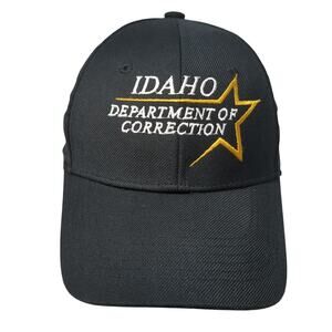 Idaho Department Of Correction Strapback Baseball Cap Black One Size Blauer